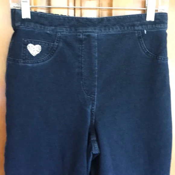 Premium Denim Crop Jeans NWT! Quacker Factory “Dream Jeannes” Size S - Picture 4 of 12